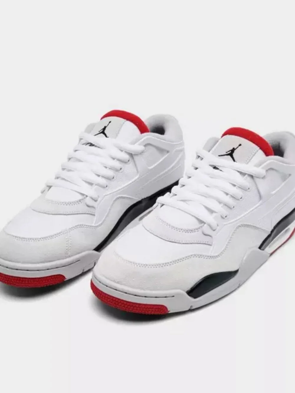 Men's Air Jordan 4 RM Shoes - White Fire Red FQ7939-102